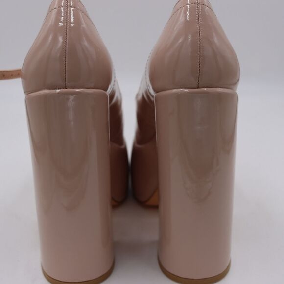 Forever 21 Cream Nude Ultra High Block Chunky Platform Maryjane 8 - Picture 2 of 11